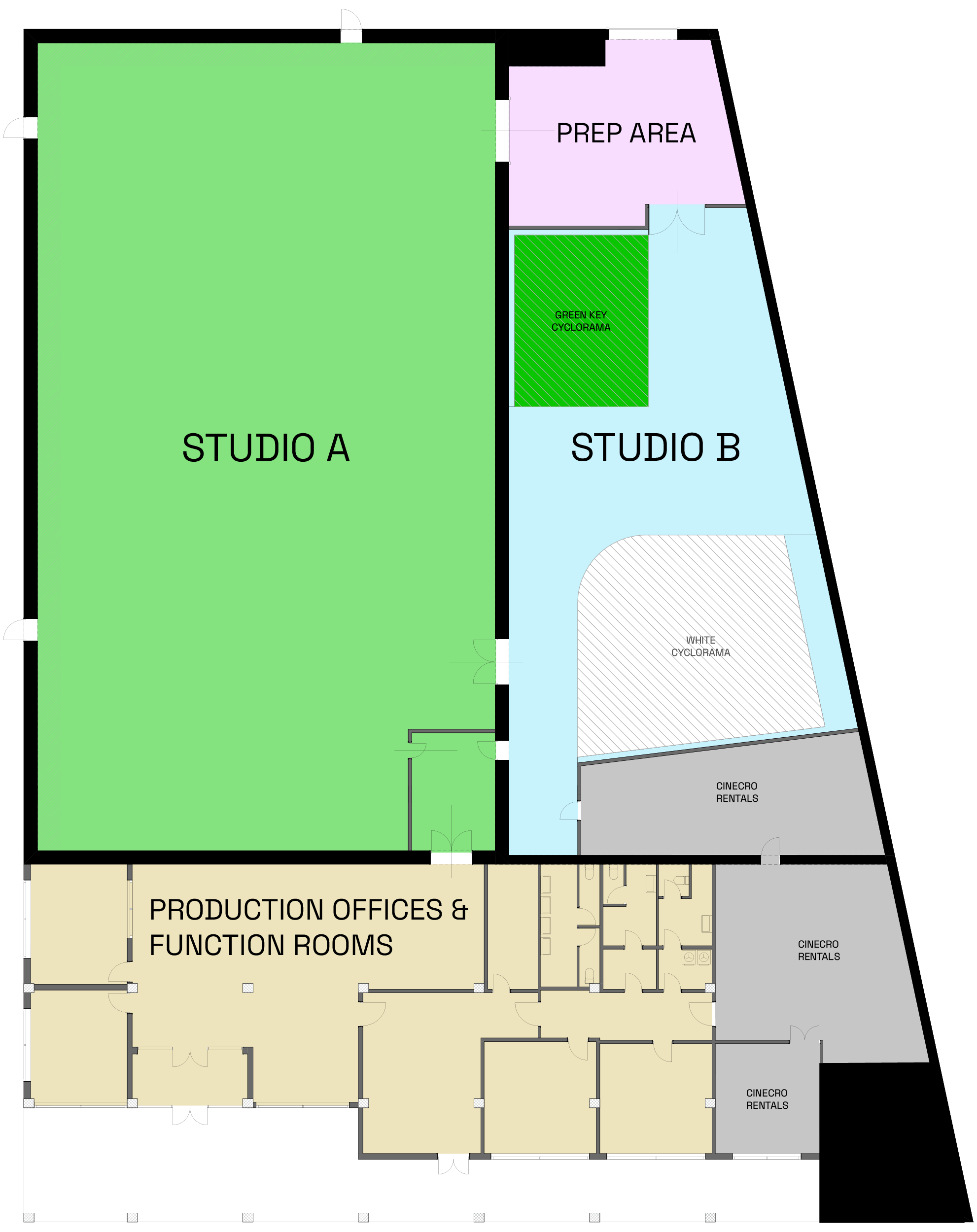 CineCro Studio Floor Plan